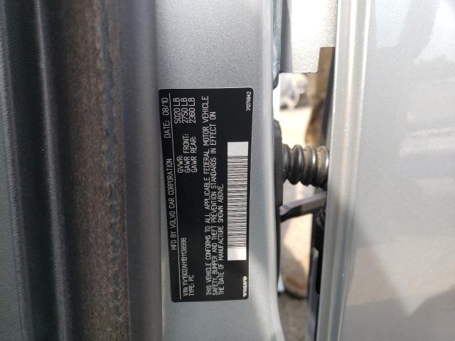 Photo 10 from auction – 2011 VOLVO S80 T6 with VIN YV1902AH1B1138998