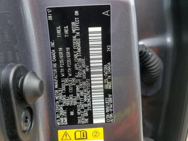 Photo 10 from auction – 2017 LEXUS RX 350 BAS with VIN 2T2BZMCA7HC112012