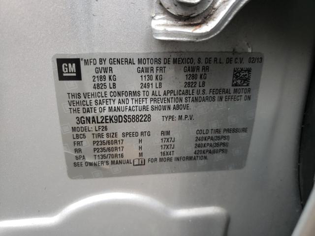 Photo 10 from auction – 2013 CHEVROLET CAPTIVA LS with VIN 3GNAL2EK9DS588228