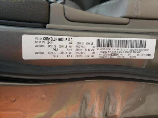 Photo 10 from auction – 2011 JEEP GRAND CHER with VIN 1J4RR4GG0BC595905