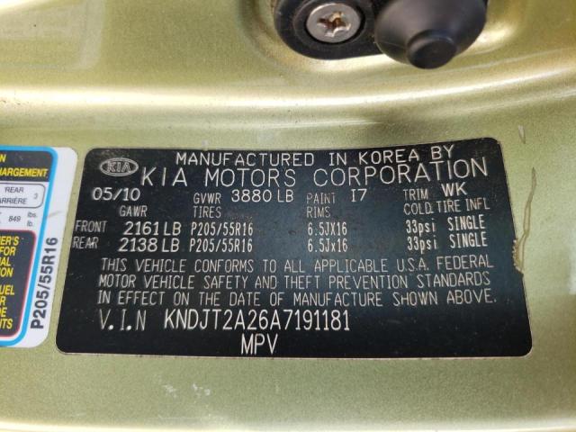 Photo 10 from auction – 2010 KIA SOUL + with VIN KNDJT2A26A7191181