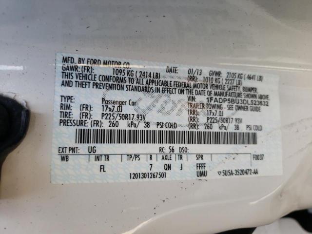 Photo 10 from auction – 2013 FORD C-MAX SEL with VIN 1FADP5BU3DL523632