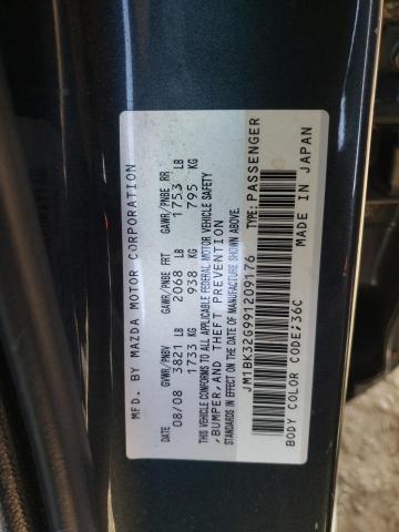 Photo 10 from auction – 2009 MAZDA 3 I with VIN JM1BK32G991209176