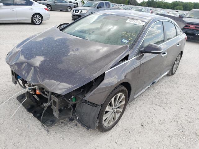 Photo 2 from auction – 2017 HYUNDAI SONATA SPO with VIN 5NPE34AF2HH570880