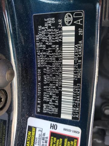 Photo 10 from auction – 2017 TOYOTA COROLLA L with VIN 2T1BURHE9HC765937