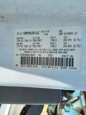 Photo 10 from auction – 2008 DODGE RAM 1500 S with VIN 1D7HA16N08J185347
