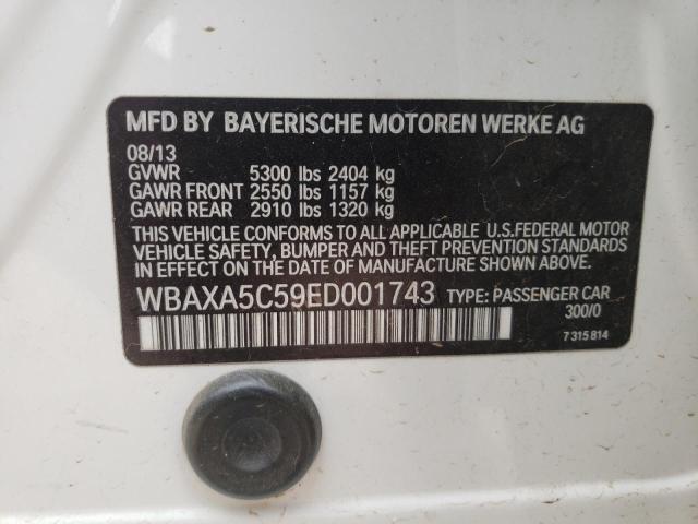 Photo 10 from auction – 2014 BMW 535 D with VIN WBAXA5C59ED001743