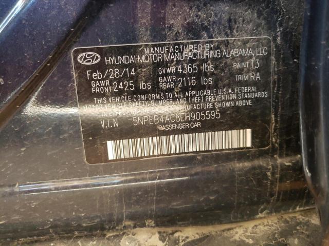 Photo 10 from auction – 2014 HYUNDAI SONATA GLS with VIN 5NPEB4AC8EH905595