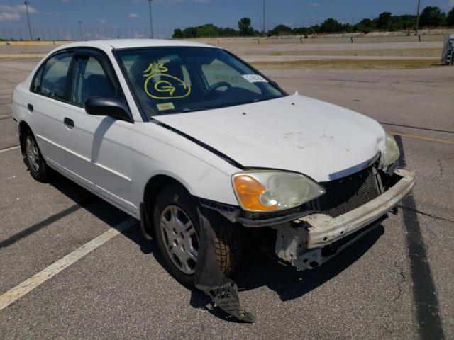 HONDA CIVIC LX 2001 with VIN 2HGES16561H554800 - Photo from auction