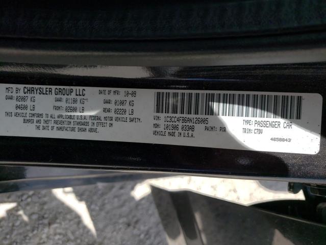 Photo 10 from auction – 2010 CHRYSLER SEBRING TO with VIN 1C3CC4FB6AN126005