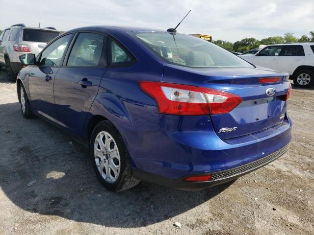 Photo 3 from auction – 2012 FORD FOCUS SE with VIN 1FAHP3F25CL430690