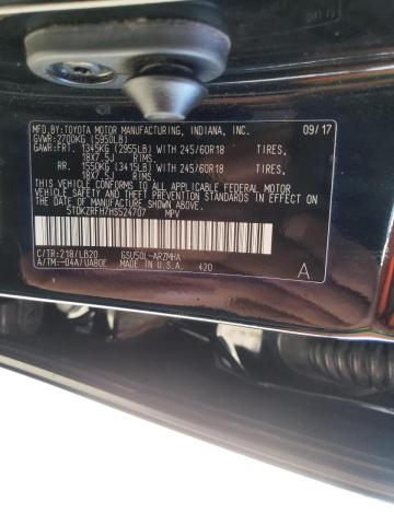 Photo 10 from auction – 2017 TOYOTA HIGHLANDER with VIN 5TDKZRFH7HS524707