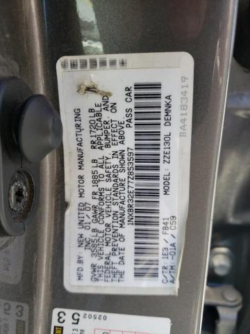 Photo 10 from auction – 2007 TOYOTA COROLLA with VIN 1NXBR32E77Z853597