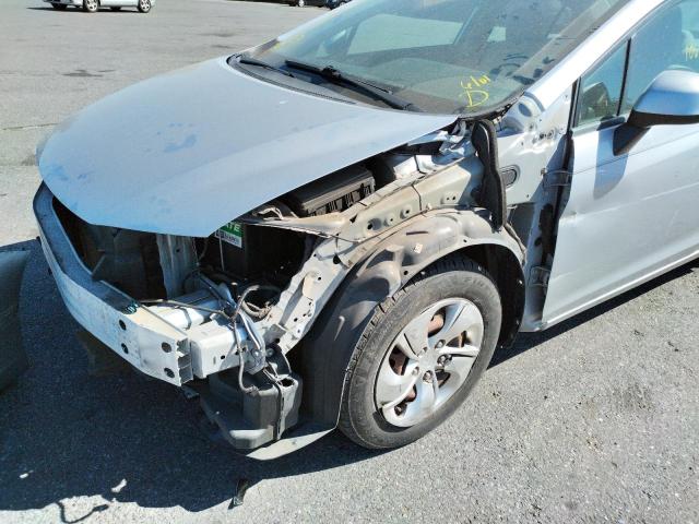 Photo 9 from auction – 2013 HONDA CIVIC LX with VIN 19XFB2F53DE034417