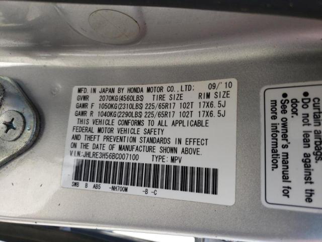Photo 10 from auction – 2011 HONDA CR-V EX with VIN JHLRE3H56BC007100