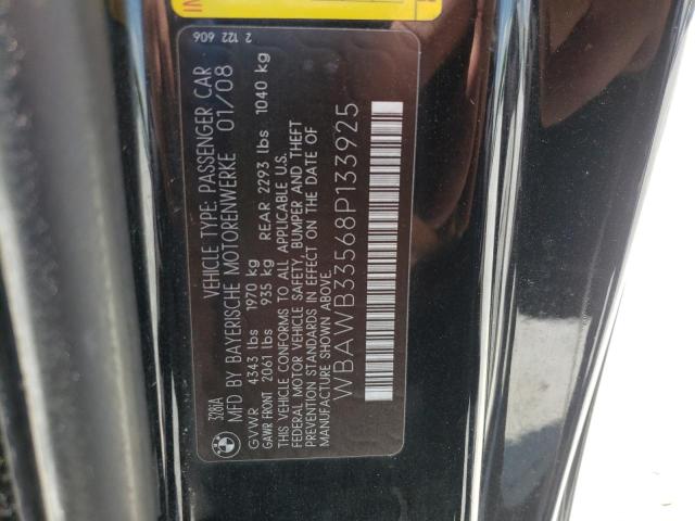 Photo 10 from auction – 2008 BMW 328 I with VIN WBAWB33568P133925
