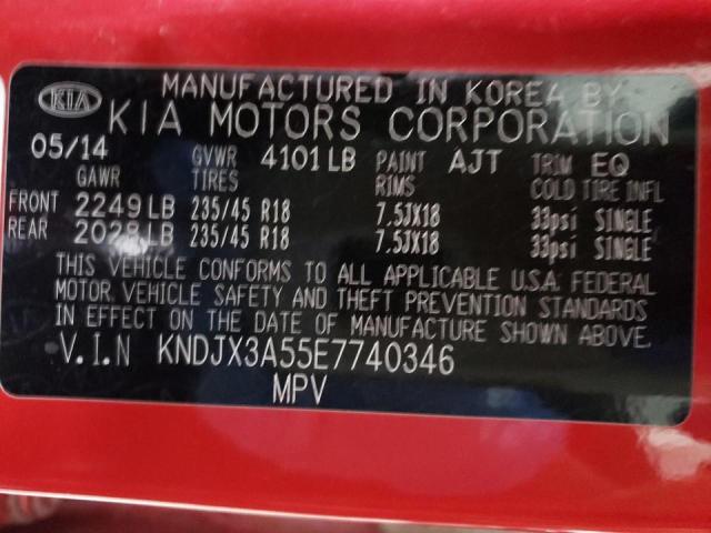 Photo 10 from auction – 2014 KIA SOUL ! with VIN KNDJX3A55E7740346