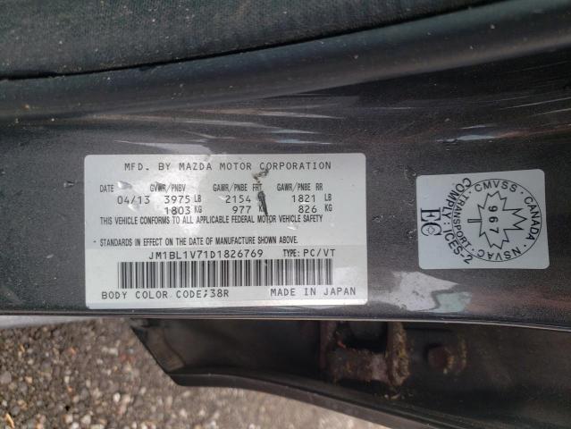 Photo 10 from auction – 2013 MAZDA 3 I with VIN JM1BL1V71D1826769