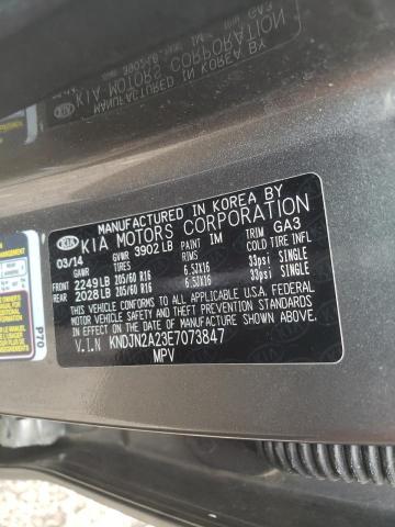 Photo 10 from auction – 2014 KIA SOUL with VIN KNDJN2A23E7073847