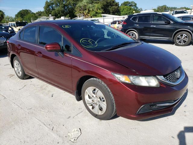 HONDA CIVIC LX 2015 with VIN 19XFB2F52FE022455 - Photo from auction