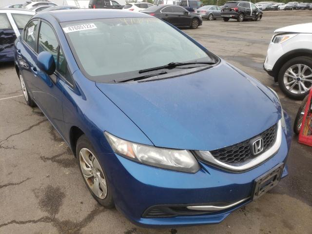 HONDA CIVIC LX 2013 with VIN 2HGFB2F59DH549007 - Photo from auction