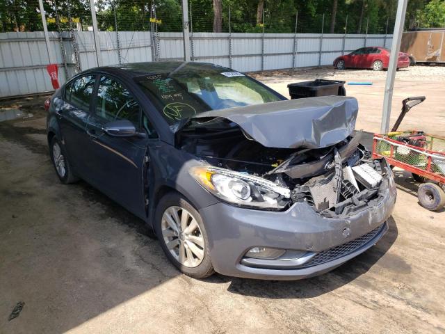 KIA FORTE EX 2015 with VIN KNAFX4A83F5363841 - Photo from auction