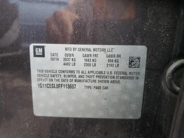 Photo 10 from auction – 2015 CHEVROLET MALIBU 1LT with VIN 1G11C5SL0FF113607