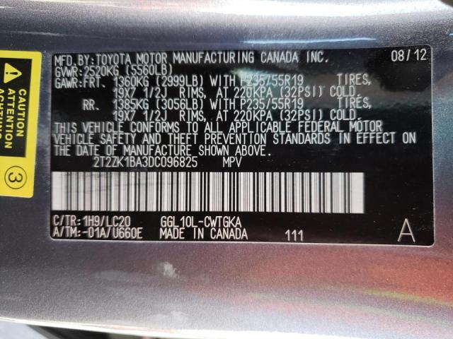 Photo 10 from auction – 2013 LEXUS RX 350 with VIN 2T2ZK1BA3DC096825