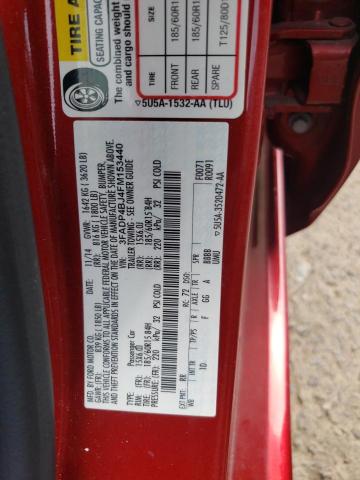 Photo 10 from auction – 2015 FORD FIESTA SE with VIN 3FADP4BJ4FM153440