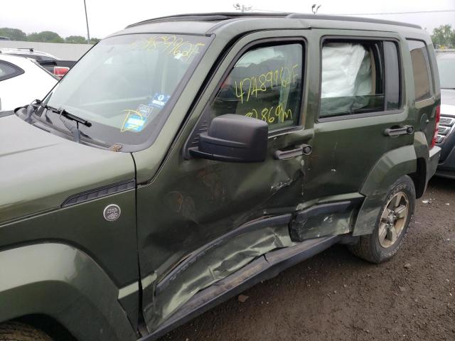 Photo 9 from auction – 2008 JEEP LIBERTY SP with VIN 1J8GN28K58W218325