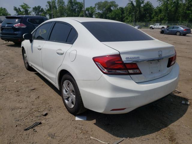Photo 3 from auction – 2015 HONDA CIVIC LX with VIN 19XFB2F59FE249299