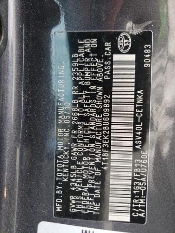 صورة رقم 10 من المزاد - 2011 TOYOTA CAMRY BASE مع VIN 4T1BF3EK2BU609892
