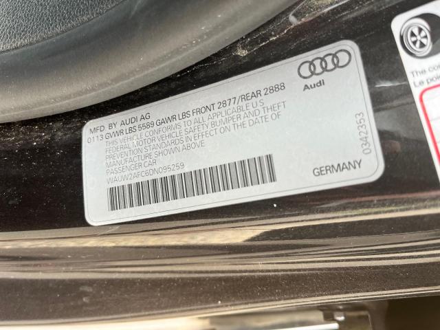 Photo 10 from auction – 2013 AUDI S7 PREMIUM with VIN WAUW2AFC6DN095259