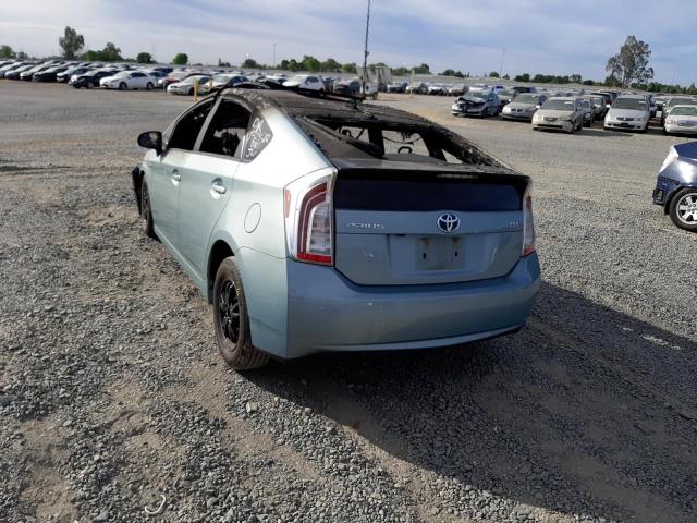 Photo 3 from auction – 2014 TOYOTA PRIUS with VIN JTDKN3DU9E1769266