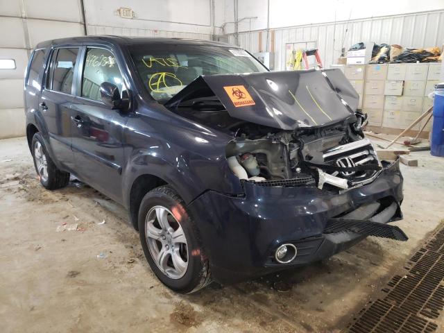 HONDA PILOT EXL 2012 with VIN 5FNYF4H64CB078644 - Photo from auction