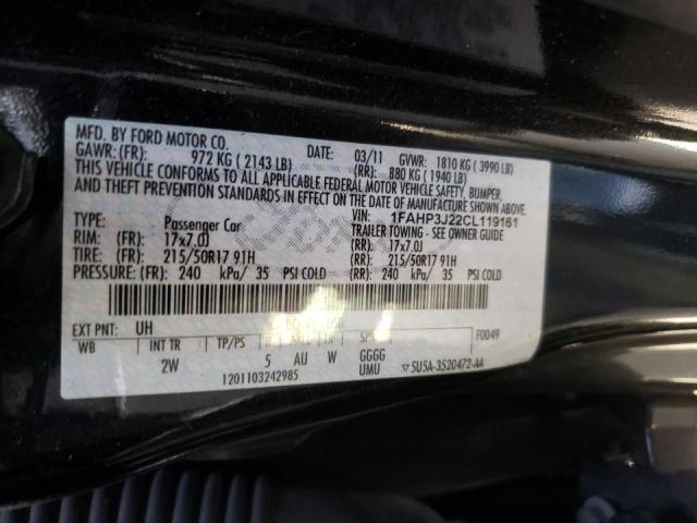 Photo 10 from auction – 2012 FORD FOCUS TITA with VIN 1FAHP3J22CL119161