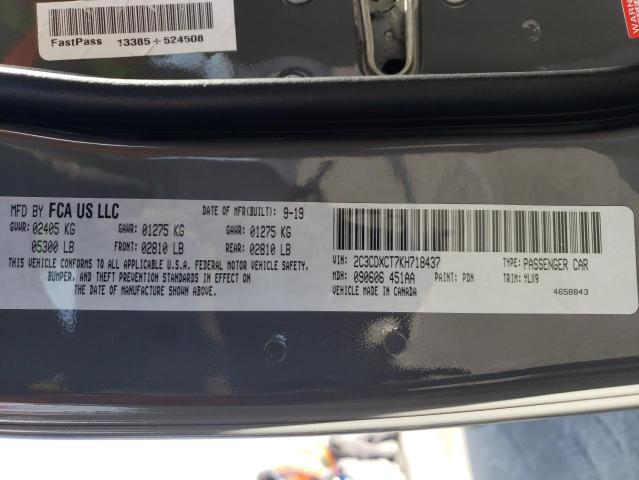 Photo 10 from auction – 2019 DODGE CHARGER R/ with VIN 2C3CDXCT7KH718437