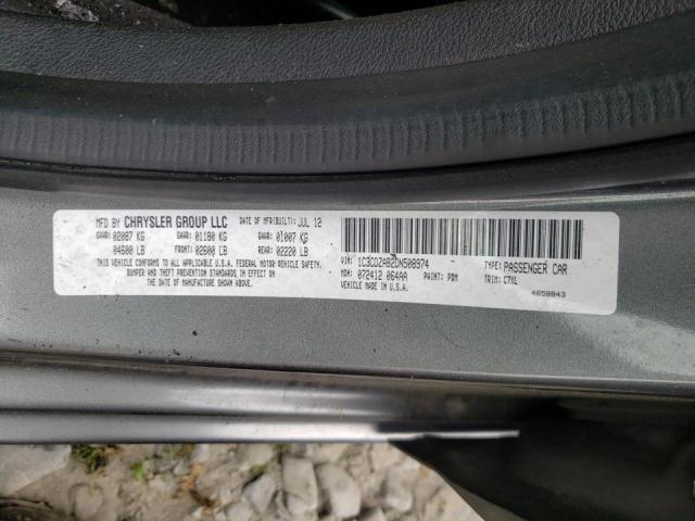 Photo 10 from auction – 2013 DODGE AVENGER SE with VIN 1C3CDZAB2DN508974