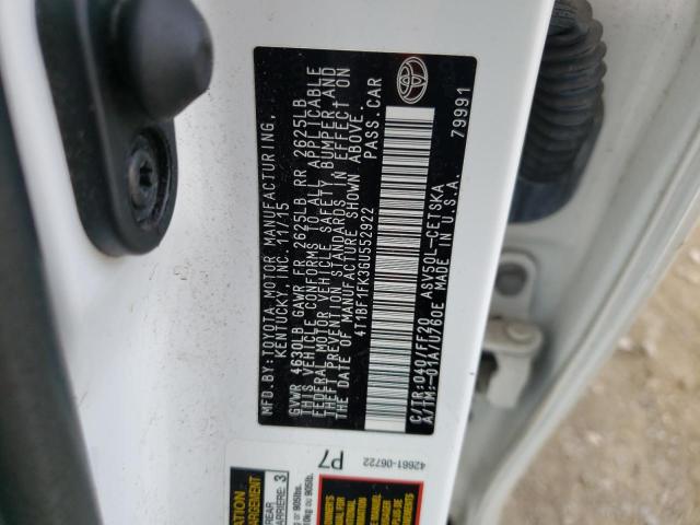 Photo 10 from auction – 2016 TOYOTA CAMRY LE with VIN 4T1BF1FK3GU552922