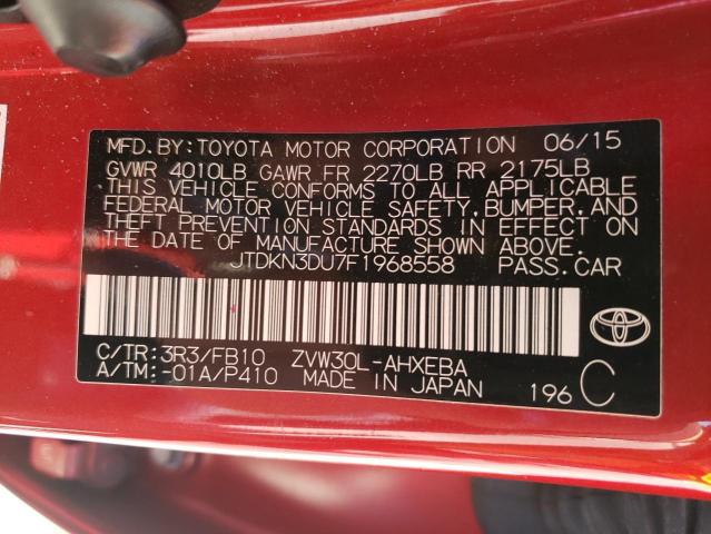 صورة رقم 10 من المزاد - 2015 TOYOTA PRIUS مع VIN JTDKN3DU7F1968558