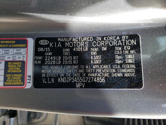 Photo 10 from auction – 2016 KIA SOUL + with VIN KNDJP3A55G7274856