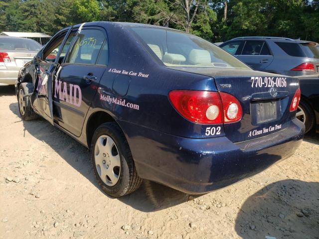 Photo 3 from auction – 2005 TOYOTA COROLLA CE with VIN JTDBR32EX52049937