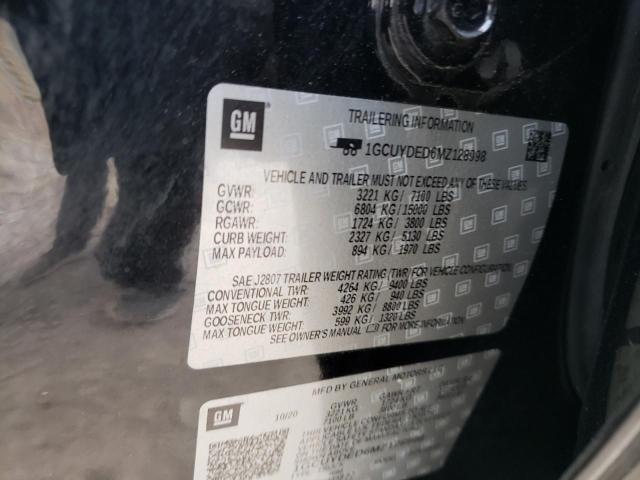 Photo 10 from auction – 2021 CHEVROLET SILVERADO with VIN 1GCUYDED6MZ128998