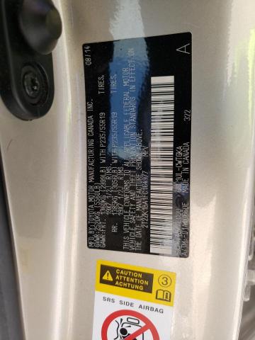 Photo 10 from auction – 2015 LEXUS RX 350 with VIN 2T2ZK1BA1FC164977