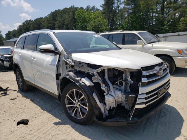 TOYOTA HIGHLANDER 2019 with VIN 5TDJGRFH4KS054497 - Photo from auction