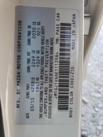 Photo 10 from auction – 2014 MAZDA 6 TOURING with VIN JM1GJ1V66E1113984