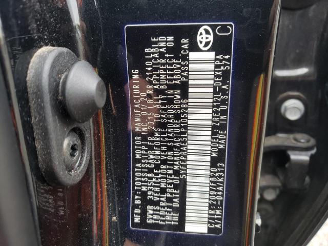Photo 10 from auction – 2020 TOYOTA COROLLA LE with VIN 5YFEPRAE5LP105286