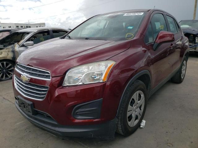 Photo 2 from auction – 2016 CHEVROLET TRAX LS with VIN 3GNCJKSB3GL217177