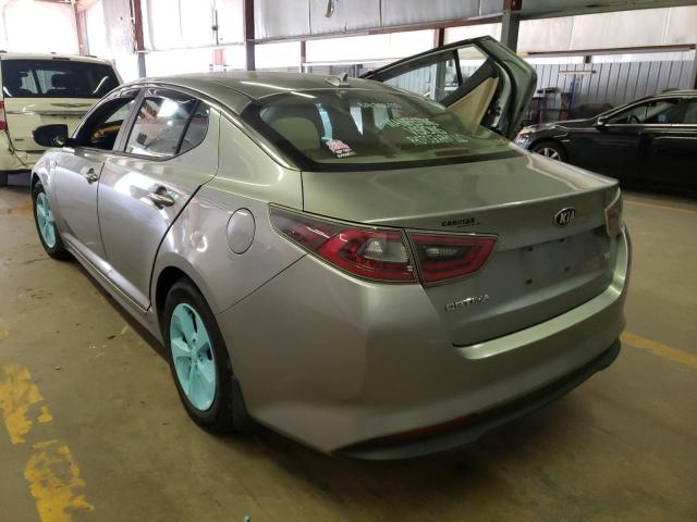 Photo 3 from auction – 2014 KIA OPTIMA HYB with VIN KNAGM4AD6E5069391