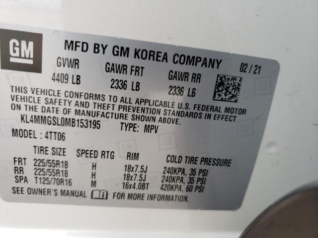 Photo 10 from auction – 2021 BUICK ENCORE GX with VIN KL4MMGSL0MB153195